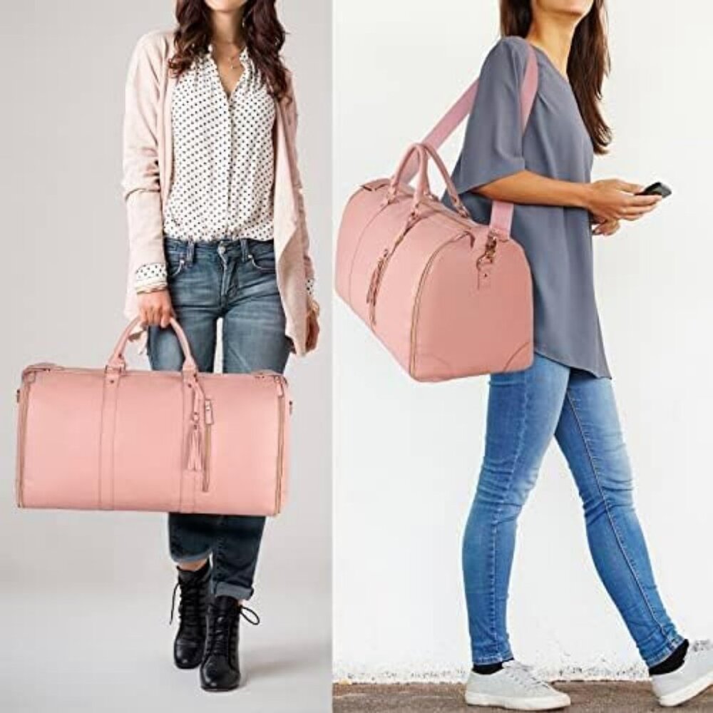 Ytonet Garment Duffle Bags for Travel, Convertible Carry On Garment Bag for Wome